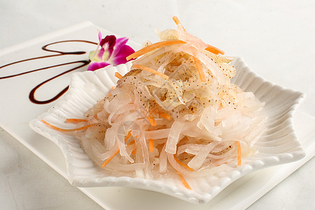 萝卜丝海蜇皮高清图片