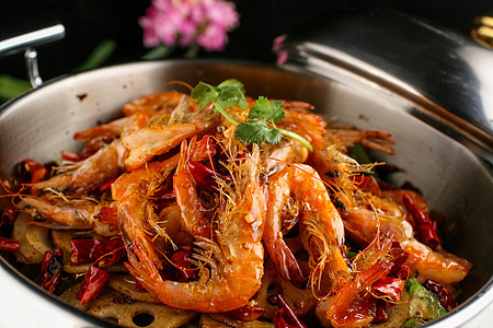 干锅虾香料高清图片素材