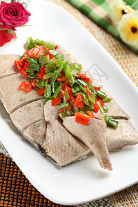 盐水鸭传统南京菜高清图片