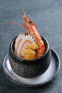 海鲜蒸蛋大虾图片