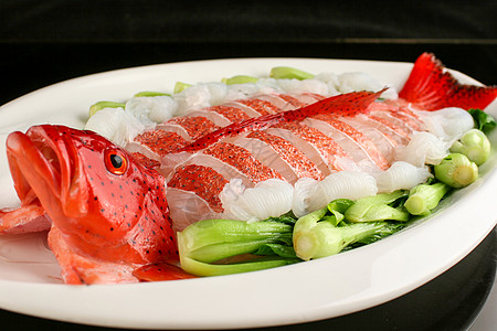 东星斑烹饪鲜鱼高清图片