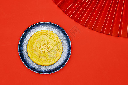 国风传统中式大月饼图片