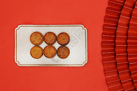 中式传统中秋月饼图片