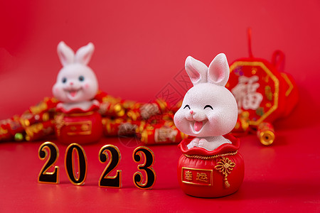 新年2023年兔年图片背景图片