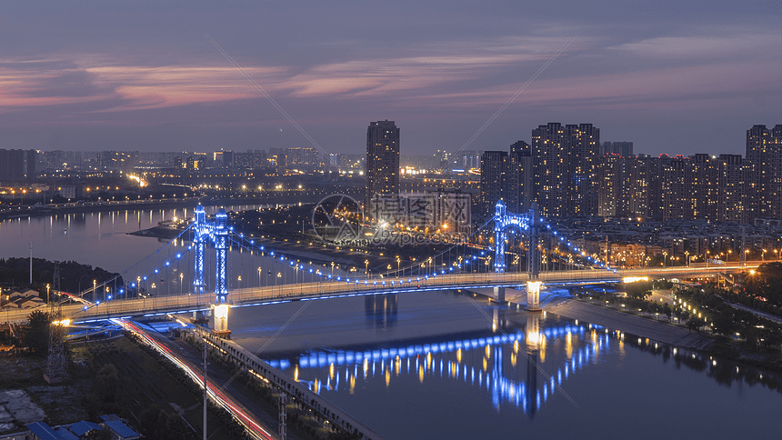 武汉古田桥夜景图片