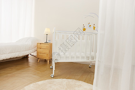 卧室婴儿房温馨场景图片
