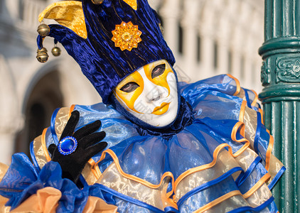 威尼斯五颜六色的狂欢节面具图片
