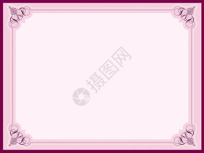 粉红色的装饰边框图片