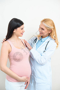支持孕妇的成熟产科妇产图片