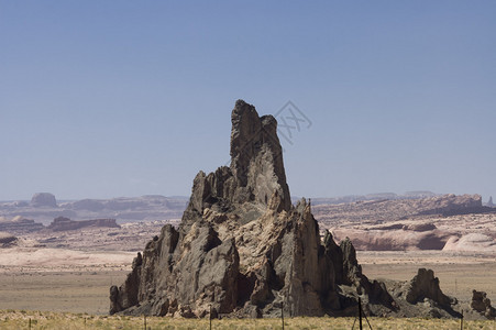 美国亚利桑那州亚利桑那州纳瓦霍人也称鸟状火山岩形成为带图片