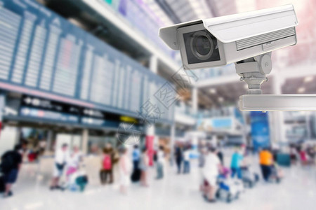 3d提供机场背景的CCTV摄像图片