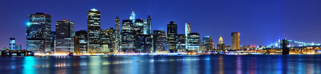 纽约市曼哈顿下城的天际线图片