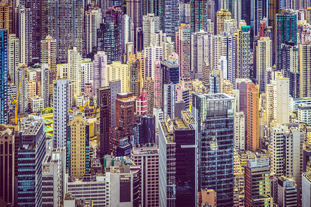 香港金融大楼城市景色图片