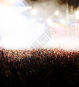 音乐会上的人群背景图片