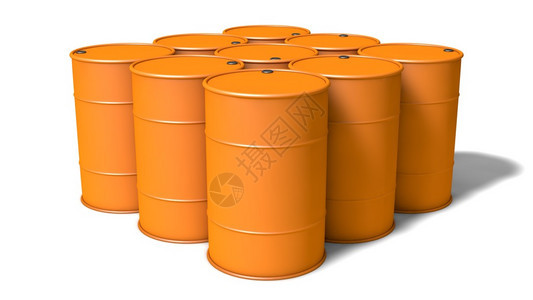 橙黄色桶组背景图片