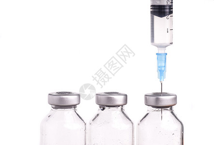 医疗小瓶和Syringe图片