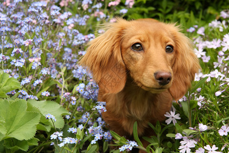 Dachshund小狗围图片