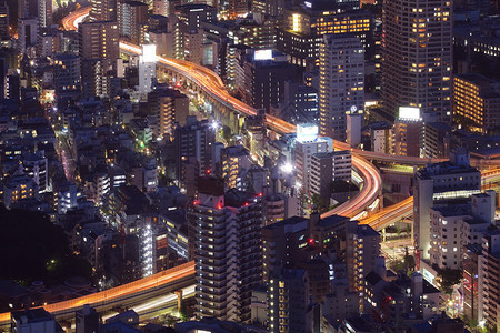 东京城市夜景图片