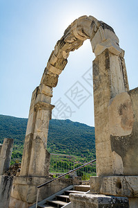 Ephesus土耳其古老的废墟图片