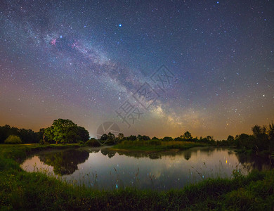 星夜风景图片