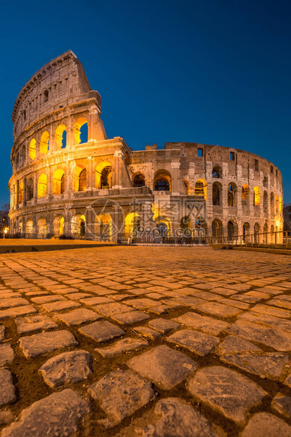 罗马日落时的斗兽场罗马最著名的建筑和地标罗马斗兽场是罗马和意大利的图片