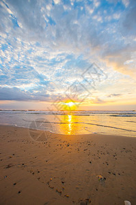 晨光之海背景图片