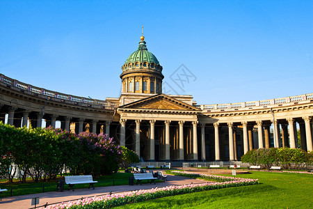 喀山大教堂圣彼得堡俄罗斯图片