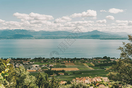 在沃州日内瓦湖和瑞士法兰西阿尔佩斯上萨瓦伊州的令图片