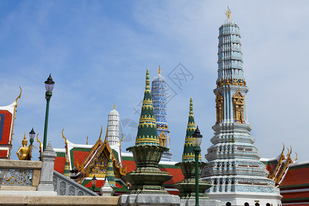泰国曼谷大宫的Stup图片