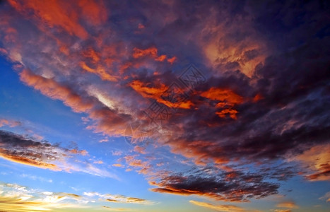 美丽的夕阳天空图片