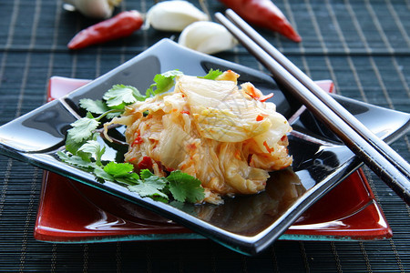 韩国食品泡菜传统沙拉图片