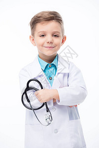 可爱的小男孩医生图片