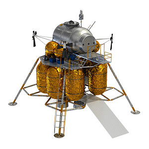 月球着陆器3D模式图片