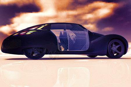 汽车的通用和未来派模型图片