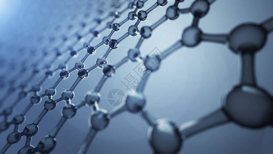 3d石墨分子的隐形纳米背景图片