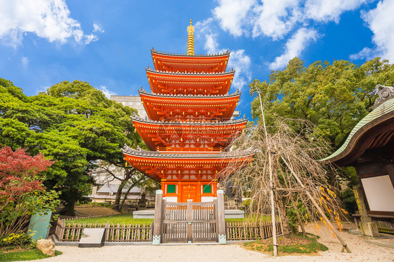 日本福冈的东长寺或福冈大佛寺图片