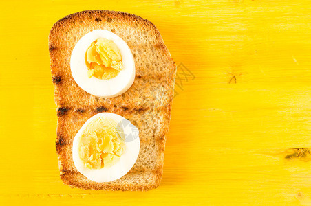 煮鸡蛋烤汤早餐三明图片