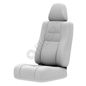 3d将白色织物汽车座椅图片