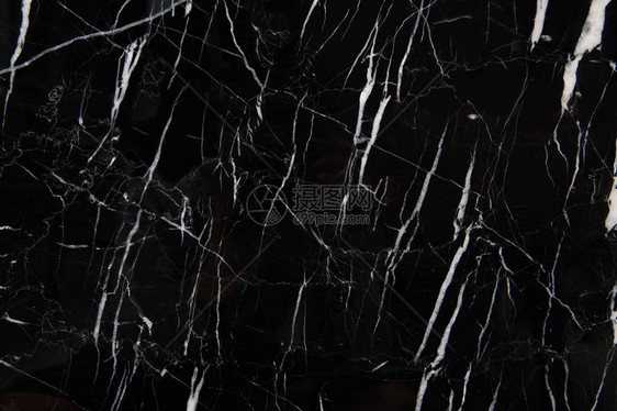 黑色大理石自然图案背景抽象天然大理石黑图片