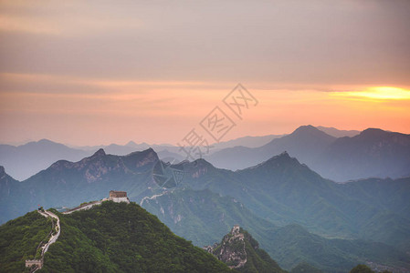 万里长城箭口荒原段图片