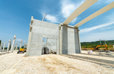 建筑工地的基本建筑结构图片