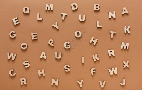 Wooden英文字母背景图片