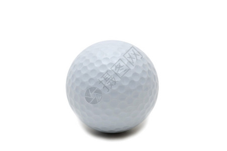 孤立在白色背景上的高尔夫球图片