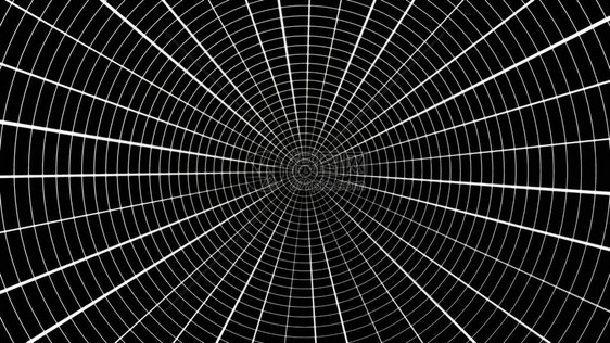 旋转网银与光模糊蜘蛛网动画循环网格蜘蛛网隧道抽象绘图片