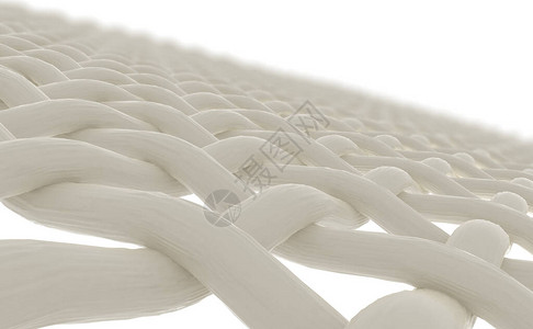 逼近白色上简单织的纺织3D转化成设计图片