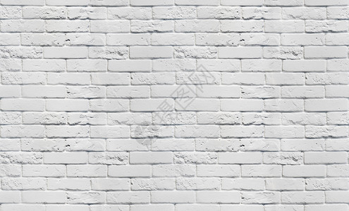 白砖墙无缝图案白漆砖墙无缝纹理无图片