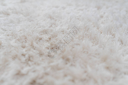 豪华白色羊毛地毯布质料背景对背景有选图片