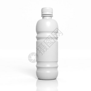 3D空白产品塑料瓶模型图片