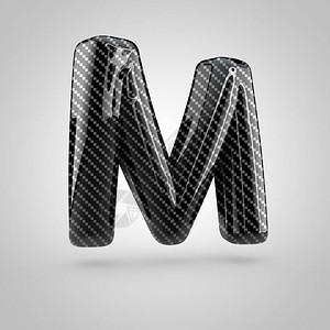 黑色碳字M大写字母有灰色和白色图片