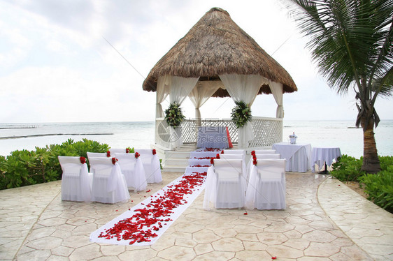 热带婚礼地点图片